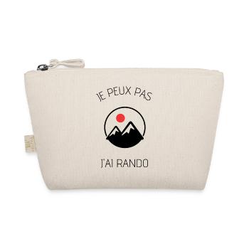 I can not I hike - Organic Pouch - nature - Front