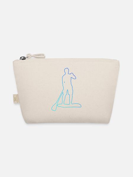 Sup Standup Paddling Standup Paddleboard Standup P - Organic Pouch - nature - Front