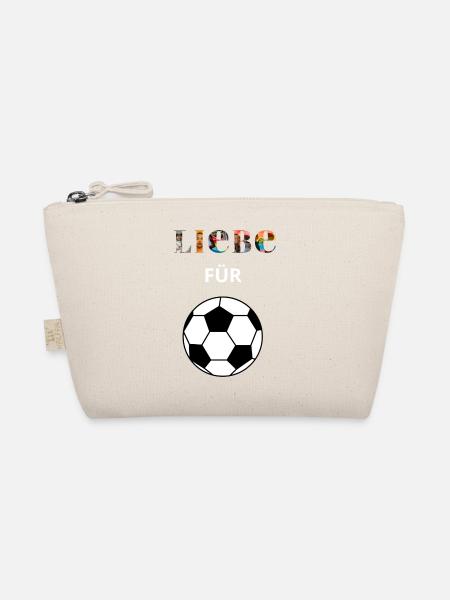 Liebe für Fußball - Bio-Täschchen - Natur