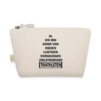 Triathlon Swim Bike Run Marathon - Bio-Täschchen - Natur - Vorne