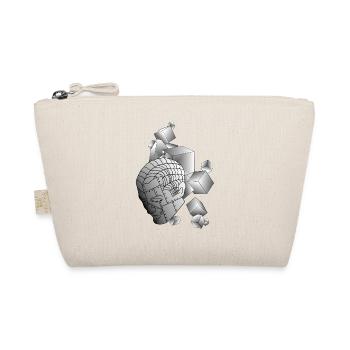 Robot avec cube gris clair - Trousse biologique - nature - Devant
