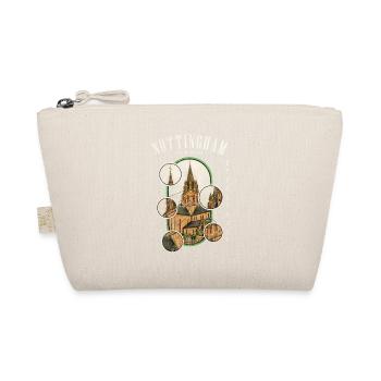 Nottingham England UK City Skyline Streetwear - Organic Pouch - nature - Front