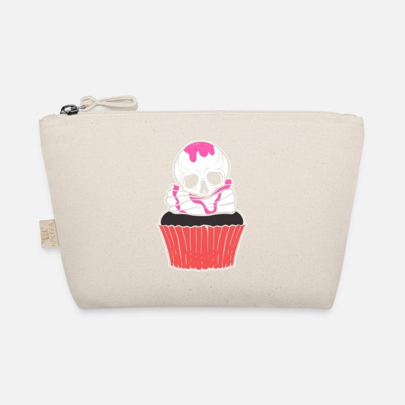 Schädel Cupcake Bäcker Geschenk Bio-Täschchen