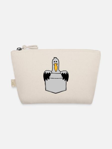 Chest bag Seagull On the way - Organic Pouch - nature - Front