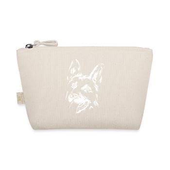 Dog Dogs Icon German Shepherd Illustration Icon - Organic Pouch - nature - Front