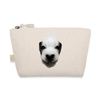 Puppy Face - Organic Pouch - nature - Front