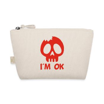 I'm fine (red) - Organic Pouch - nature - Front