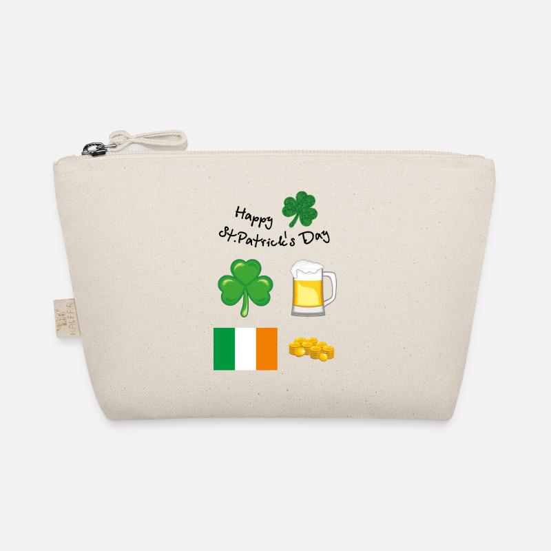Happy St. Patrick day. Festive design Organic Pouch