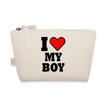 I love my boy - Trousse biologique - nature - Devant