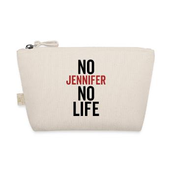 Nein Jennifer Kein Leben - Bio-Täschchen - Natur - Vorne