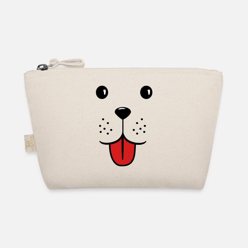 Visage de chien visage mignon Trousse biologique