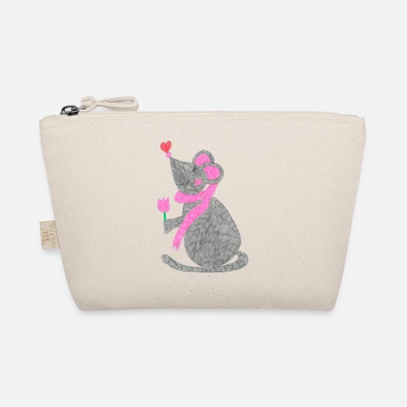 Cute mouse Organic Pouch