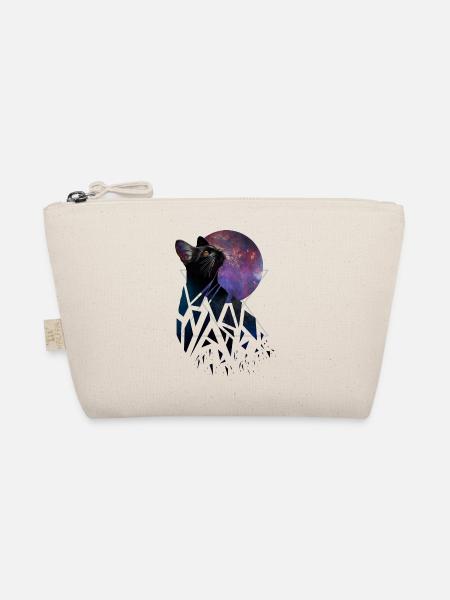 Space Cat - Space Animals Serie - Bio-Täschchen - Natur - Vorne
