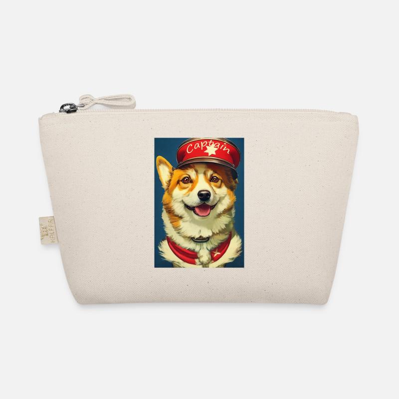 Captain Corgi Organic Pouch