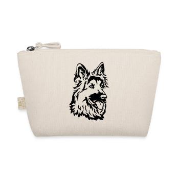 German Shepherd Head - Organic Pouch - nature - Front