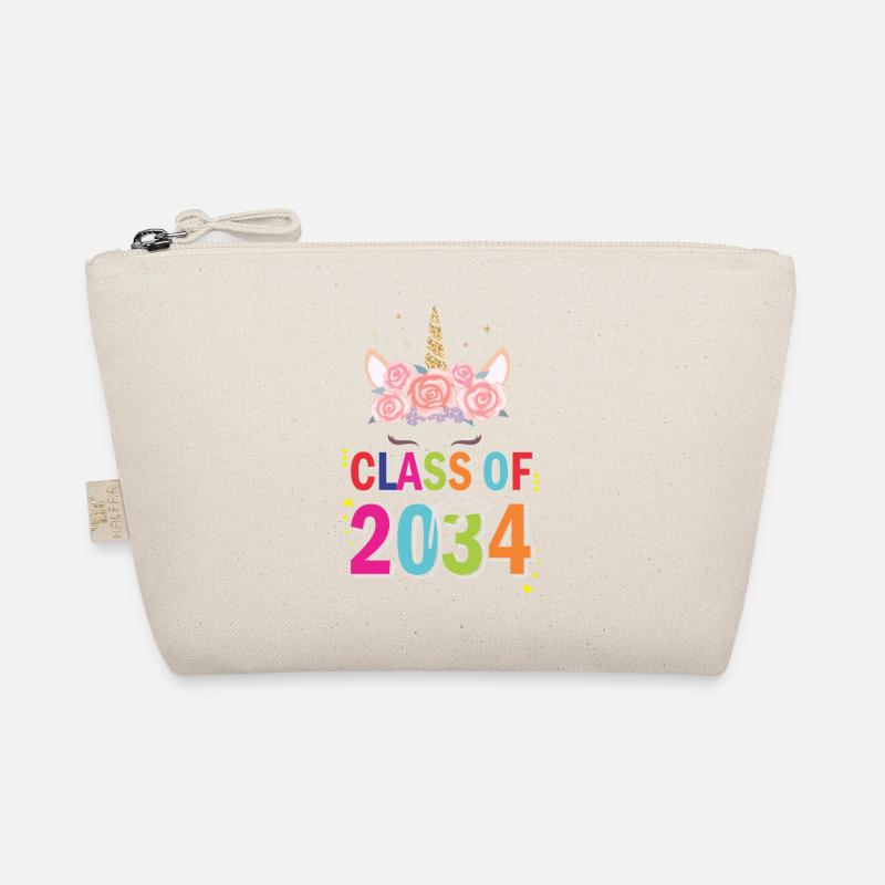 Cute Unicorn First School Class 2034 Grow Organic Pouch