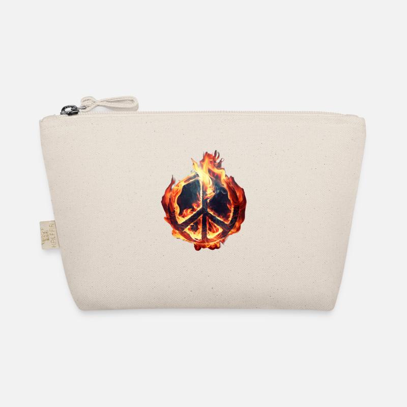 Flame sends peace Organic Pouch