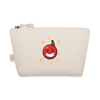 Funny Christmas bauble #9/9 - Organic Pouch - nature - Front