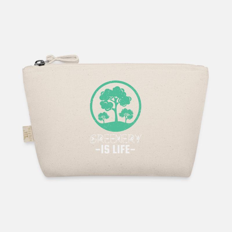 Green is Life – Tree Circle Logo Organic Pouch