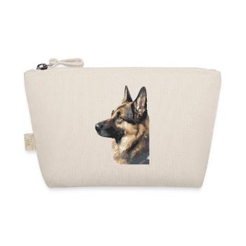 German Shepherd Watercolors - Organic Pouch - nature - Front