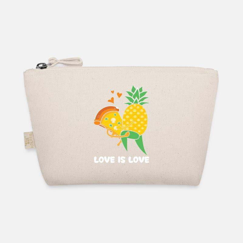 L’amour est amour – Pizza hawaïenne design ananas Trousse biologique