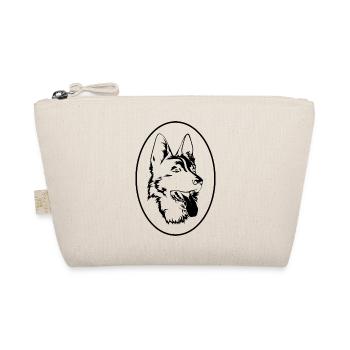Dog Hund - Organic Pouch - nature - Front