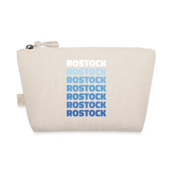 Rostock Rostocker Heimat Spruch Geschenk - Bio-Täschchen - Natur - Vorne