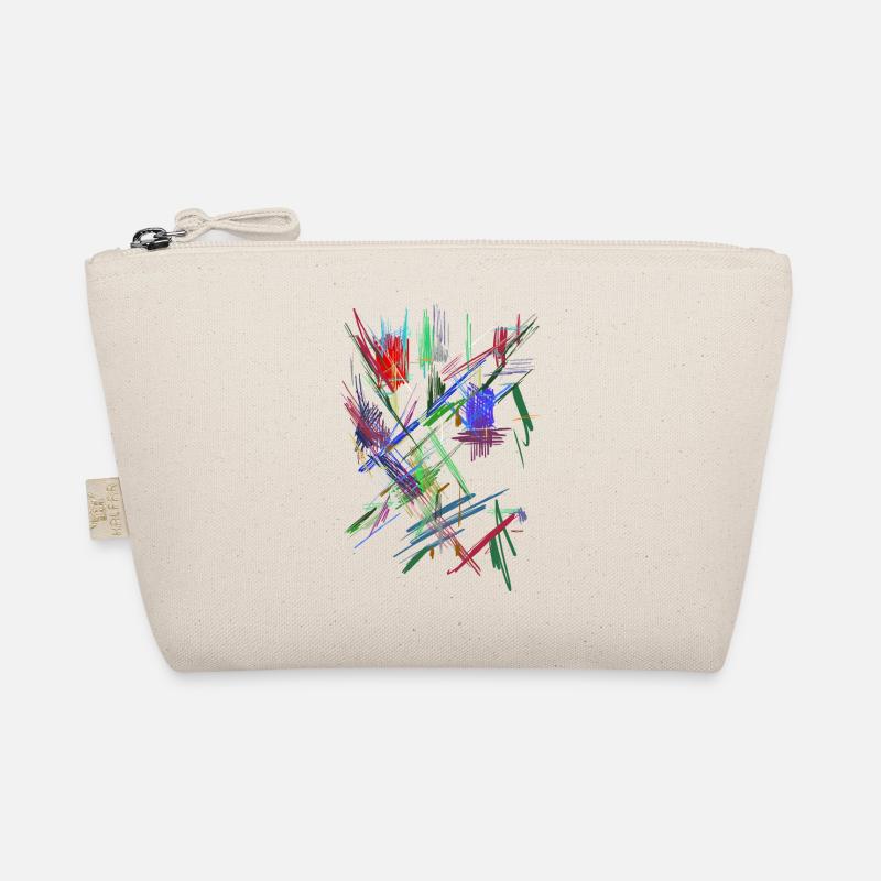 Background / Colors Patch Pattern Organic Pouch