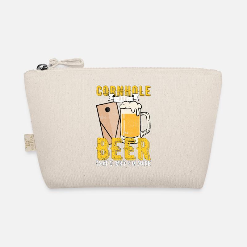 Cornhole Beer Game Gift Organic Pouch