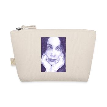 Woman's face - Organic Pouch - nature - Front