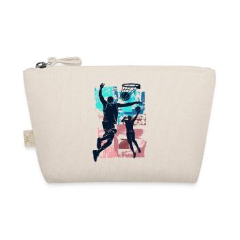 Basketball Spieler Basketball Player Ball - Bio-Täschchen - Natur - Vorne