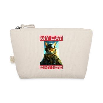 Your house tiger as your hero and fighter - Organic Pouch - nature - Front