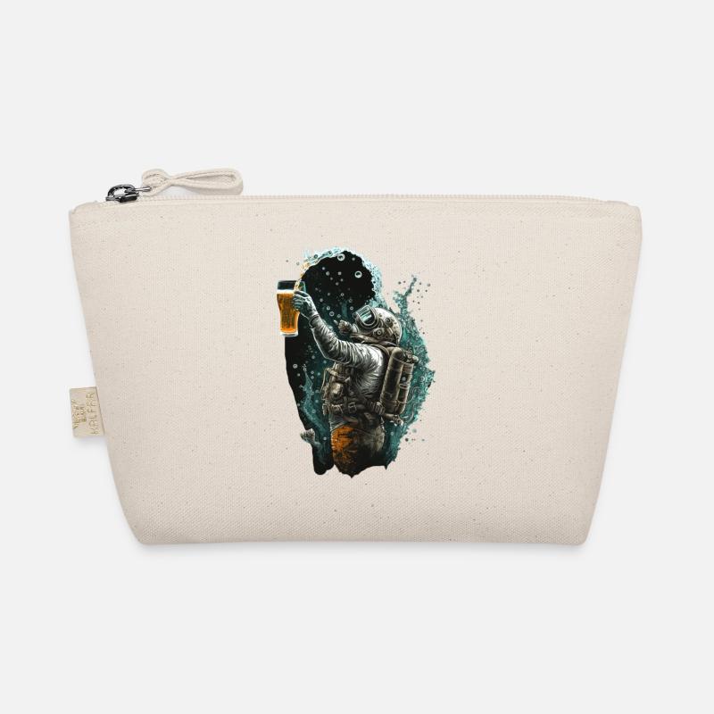 Cool Divers with Beer Illustration Organic Pouch