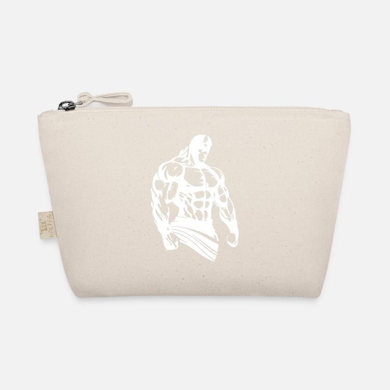 Gladiator Muscles Bodybuilding Gym Organic Pouch