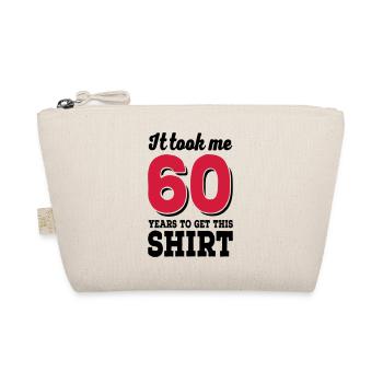 60 Birthday - Organic Pouch - nature - Front