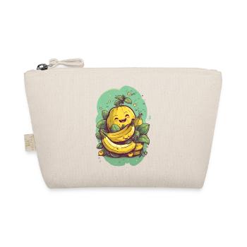 Banane Kawaii gesund Geschenk - Bio-Täschchen - Natur - Vorne