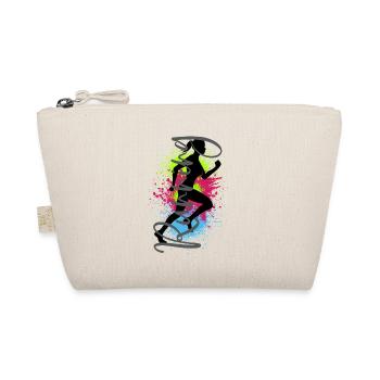 Running Sports Woman Jogger Runner Running Running - Organic Pouch - nature - Front