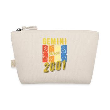 Gemini Sternzeichen 2001 Geschenk - Bio-Täschchen - Natur - Vorne
