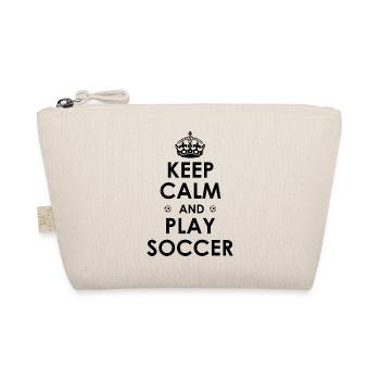 Fußball Soccer - Organic Pouch - nature - Front