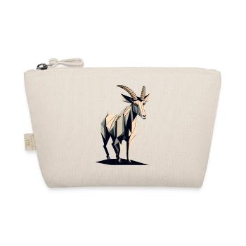 Geometric Goat - Organic Pouch - nature - Front
