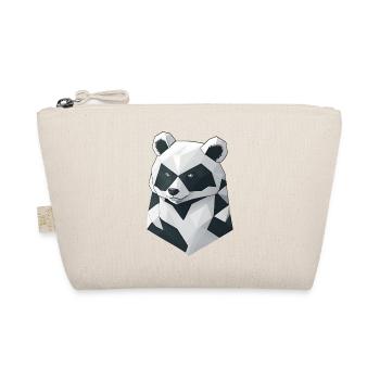 Minimalistic Panda - Organic Pouch - nature - Front