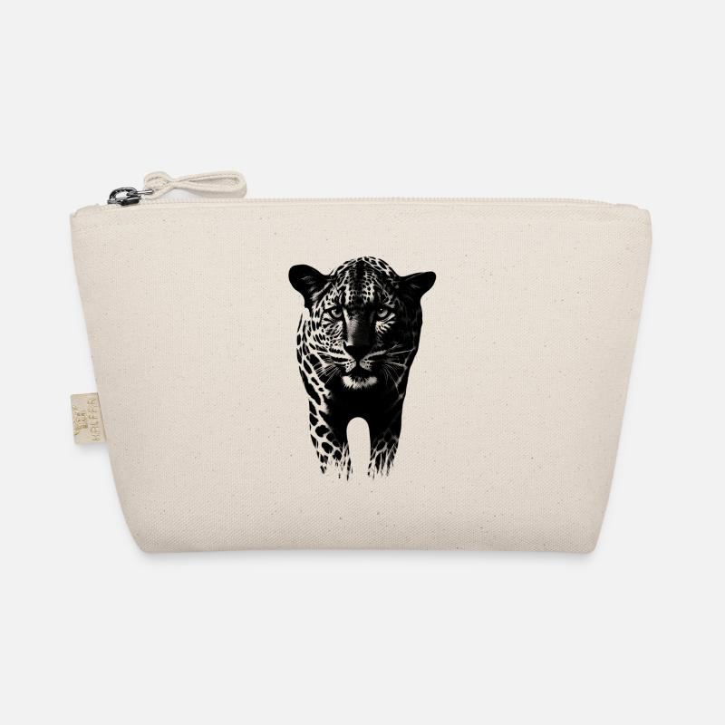 Leopard Gepard Raubkatze - Bio-Täschchen - Natur