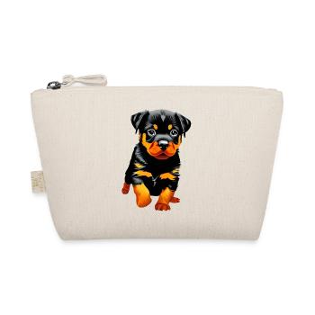 Hundewelpe Rottweiler Hund Rottweilerwelpe Hunde - Bio-Täschchen - Natur - Vorne