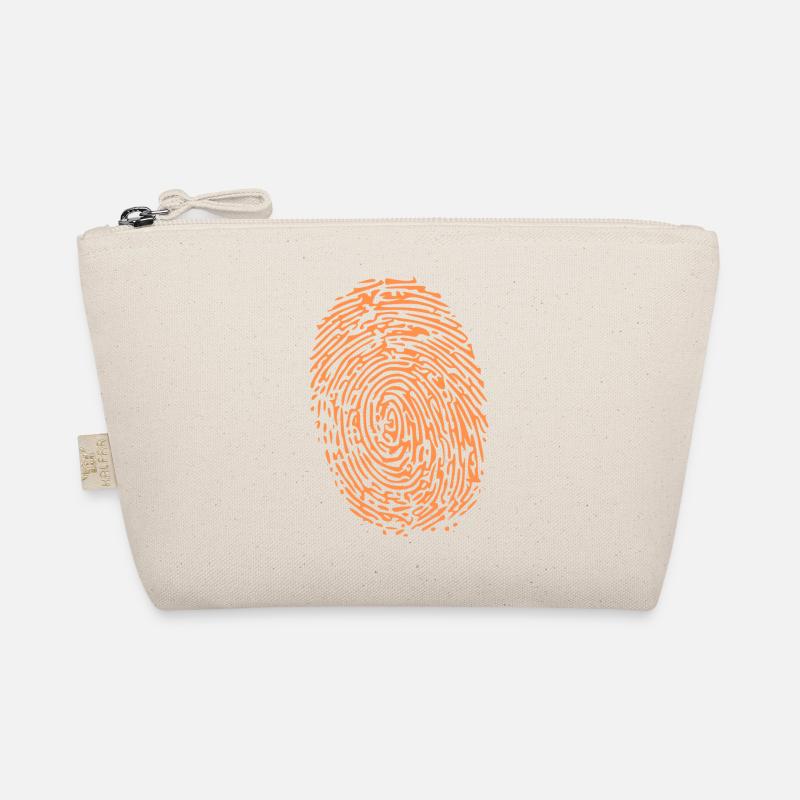 Fingerabdruck - Bio-Täschchen - Natur
