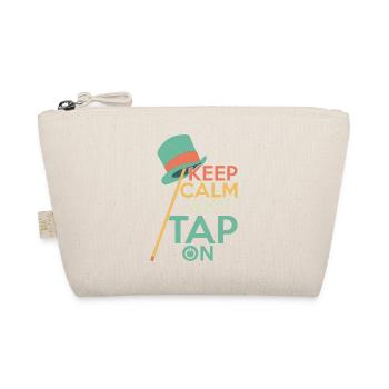 Keep Calm And Tap On Tap Dance Tap Dancer - Bio-Täschchen - Natur - Vorne
