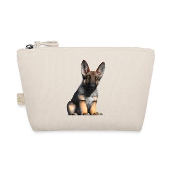 Dog Owner German Shepherd Puppy - Organic Pouch - nature - Front
