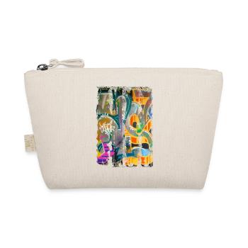 Graffiti style Splash hip hop colors painter color - Organic Pouch - nature - Front