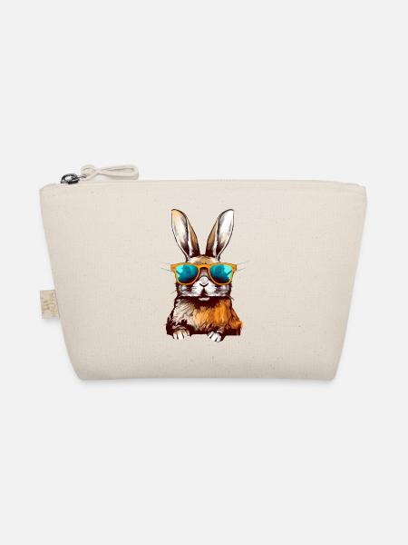 Ilko der Hase - Bio-Täschchen - Natur - Vorne