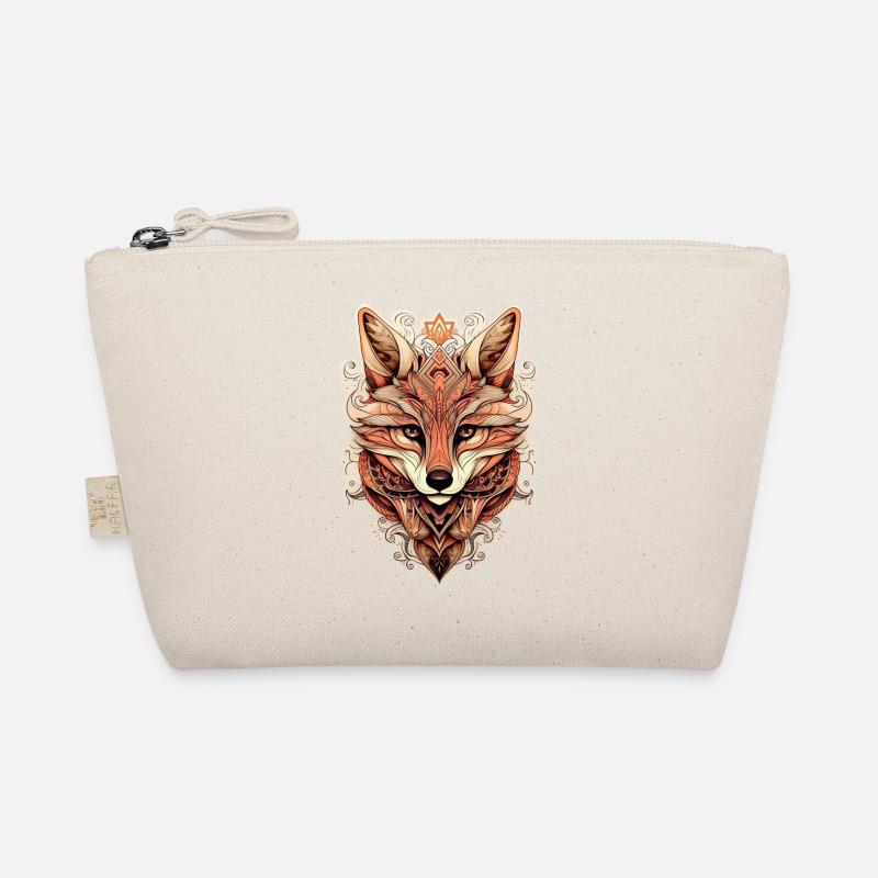 Fox Ornamental Style - Boho Organic Pouch