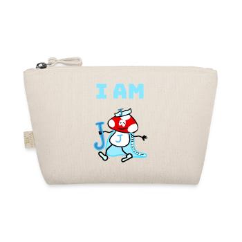 I am J! - Bio-Täschchen - Natur - Vorne